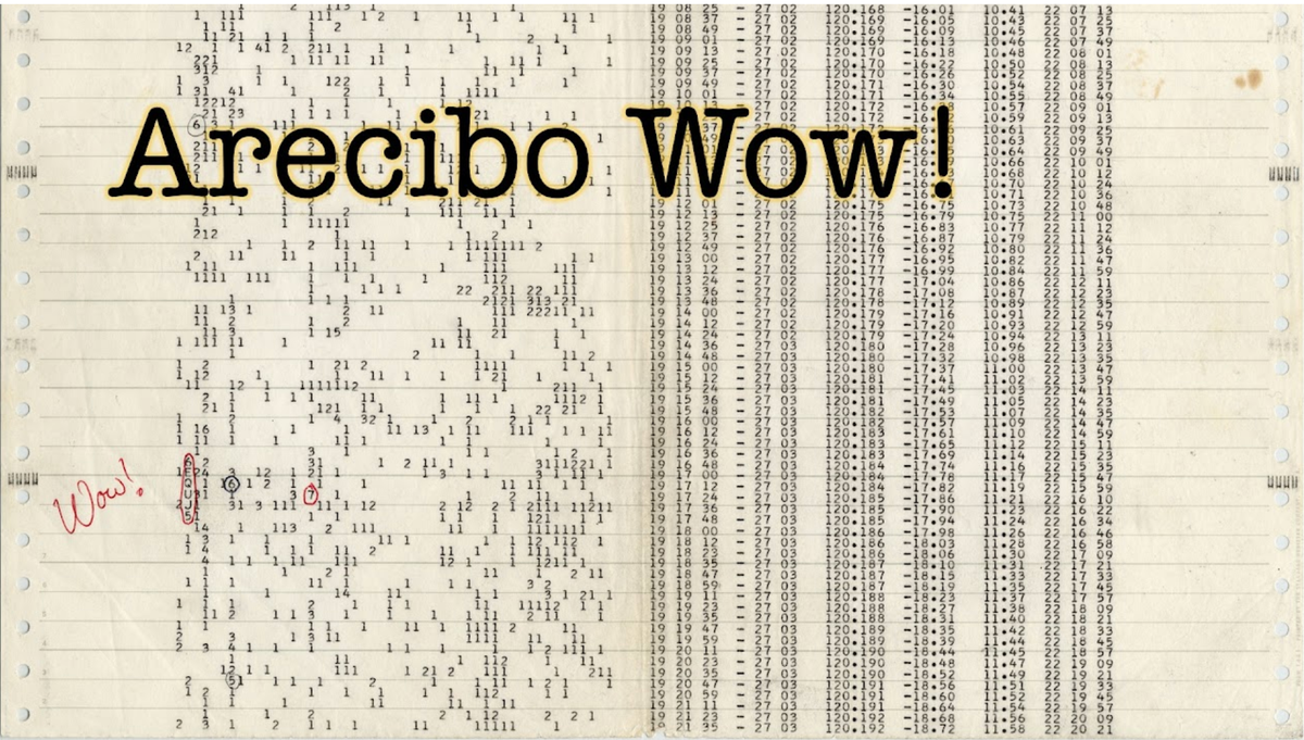 O Sinal Wow! foi a radiação interceptada de outra civilização